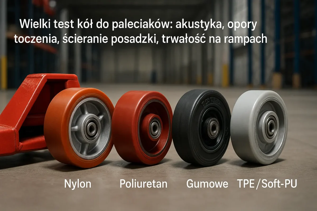 test kól do wózków paletowychg