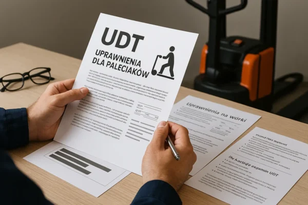 uprawnienia dla wózków paletowych