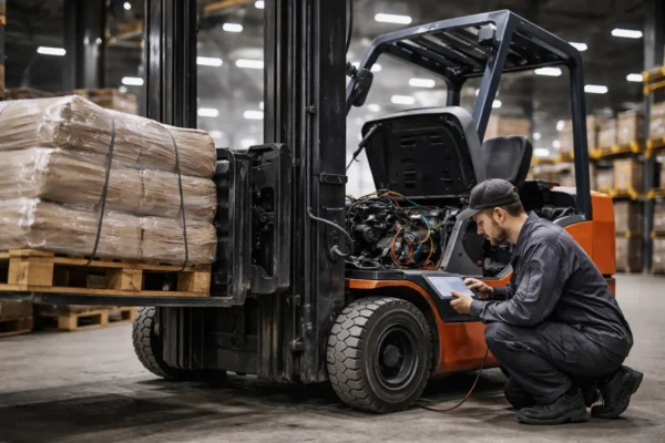 Wózek gaśnie pod obciążeniem