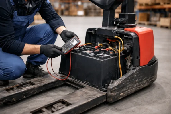 Elektryczny paleciak nie odpala