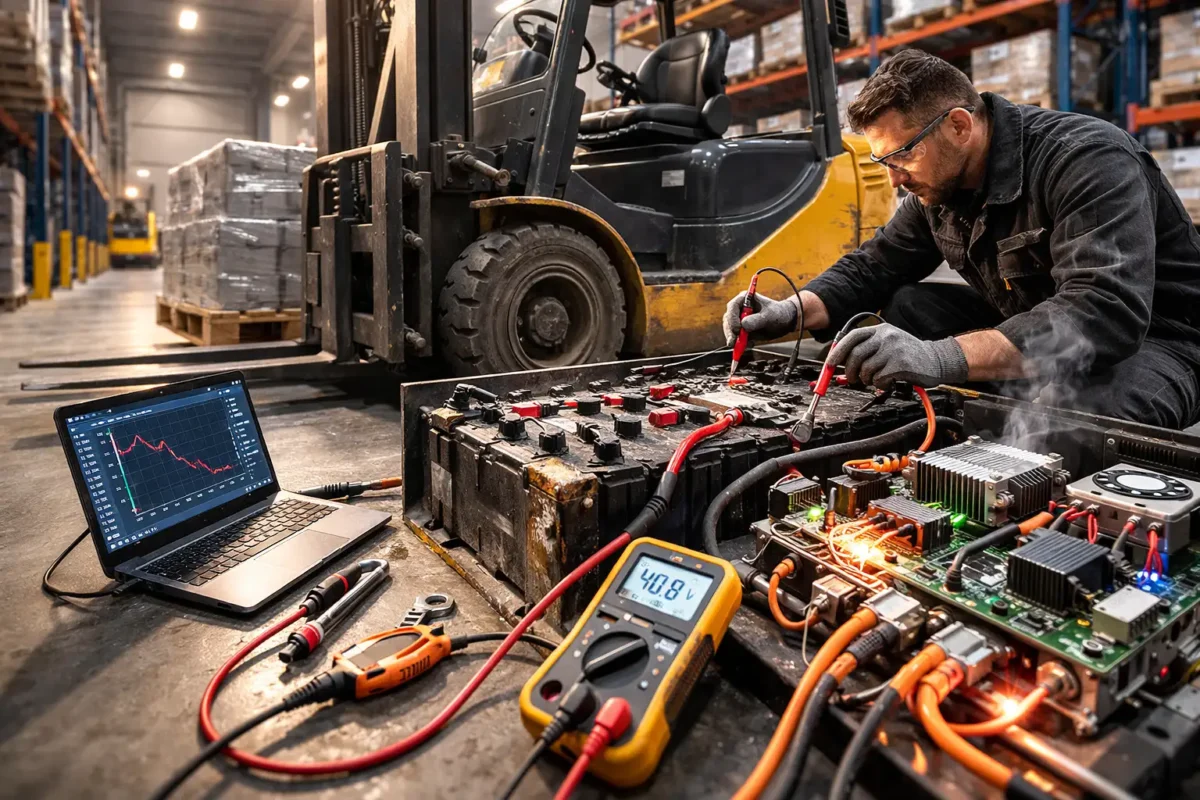 Wózek elektryczny traci moc – poznaj przyczyny (Pb-acid, Li-Ion, sterownik) 1 Wózek elektryczny traci moc