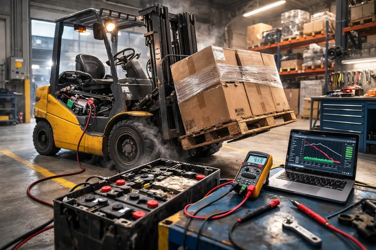 Wózek elektryczny traci moc – poznaj przyczyny (Pb-acid, Li-Ion, sterownik) 9 Wózek elektryczny traci moc