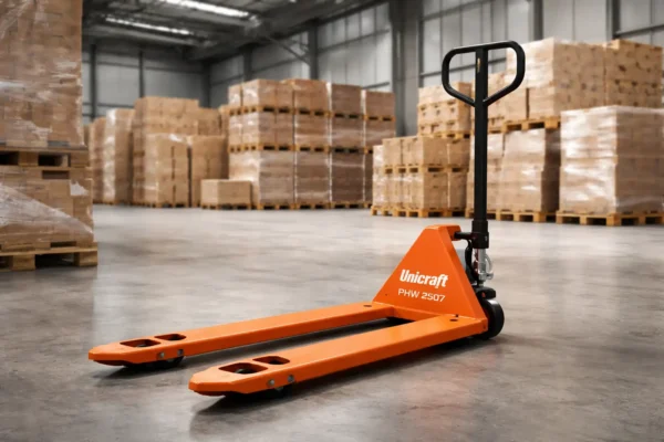 Wózek paletowy Unicraft PHW 2507 – recenzja (2500 kg)