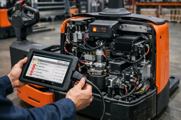 Błędy sterownika elektrycznych wózków paletowych